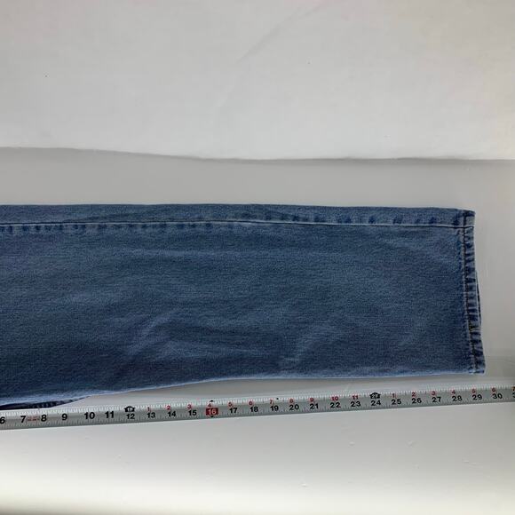 Levi’s 505 Straight Leg Regular Fit Mens Jeans 36 30 - Picture 9 of 13